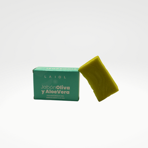 SAVON À L'HUILE ET À L'ALOE VERA - 100g